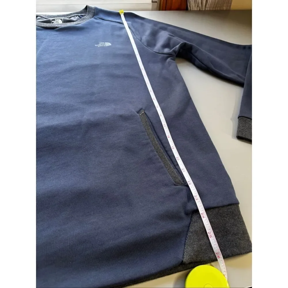 The North Face Crewneck Wicker FlashDry Long Sleeve blue Sweatshirt M